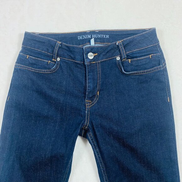 Dark blue wash womens denim jeans for women by Denim Hunter size 28 - Picture 9 of 16